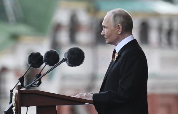 ▲▼ 俄羅斯5月9日閱兵，中國國家主席習近平出席。（圖／達志影像／美聯社）