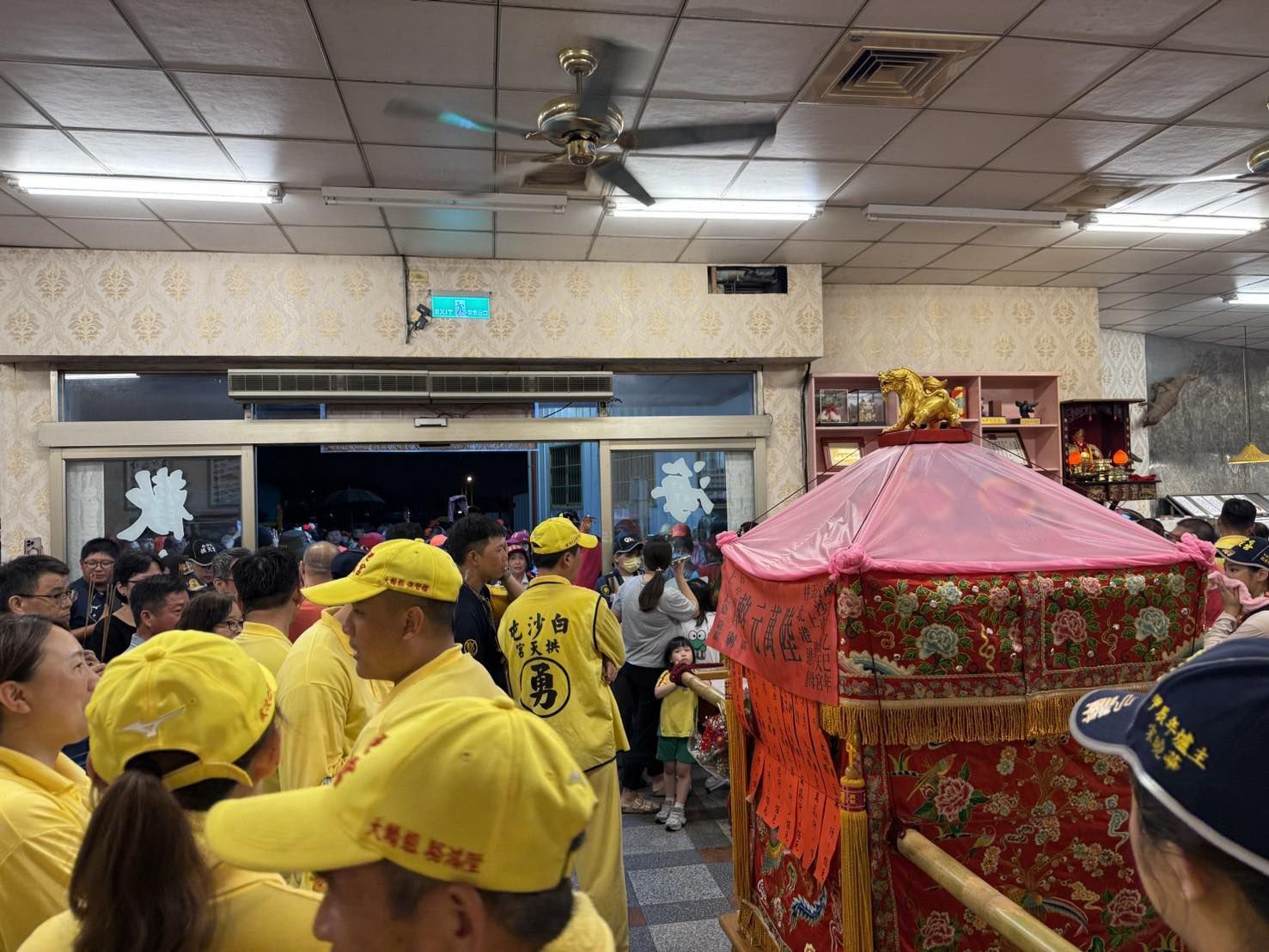 ▲▼白沙屯媽在海口味餐廳駐駕。（圖／翻攝臉書／白沙屯拱天宮）