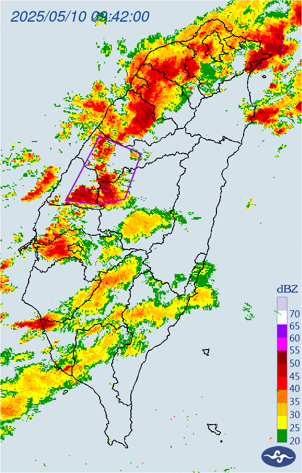 ▲▼大雷雨。（圖／氣象署提供）
