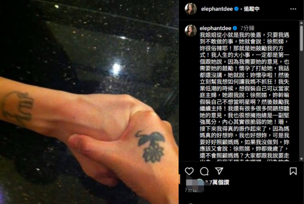 ▲大S離世將滿百日，小S發文吐思念。（圖／翻攝自大S、小S IG）