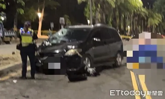 ▲▼酒駕撞死騎士。（圖／記者吳奕靖翻攝）