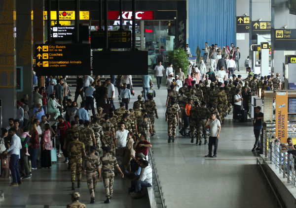 ▲▼印度英迪拉·甘地國際場（Indira Gandhi International Airport）。（圖／路透）