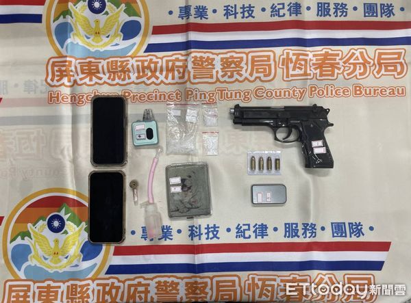 ▲恆春警方查獲張姓男子送辦            。（圖／記者陳崑福翻攝）