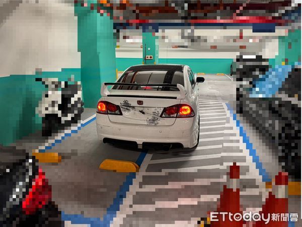 ▲李男開車衝撞對方，遭開霰彈槍反擊。（圖／記者陸運陞翻攝）