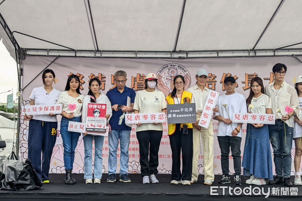 ▲愷愷案凱道集會活動。（圖／記者林敬旻攝）