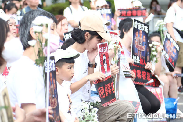 ▲愷愷案凱道集會活動。（圖／記者林敬旻攝）
