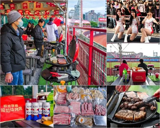 ▲▼【台北天母棒球場】龍焰燒烤席票價推薦！棒球比賽＋烤肉超滿足。（圖／部落客陳小可的吃喝玩樂授權提供）
