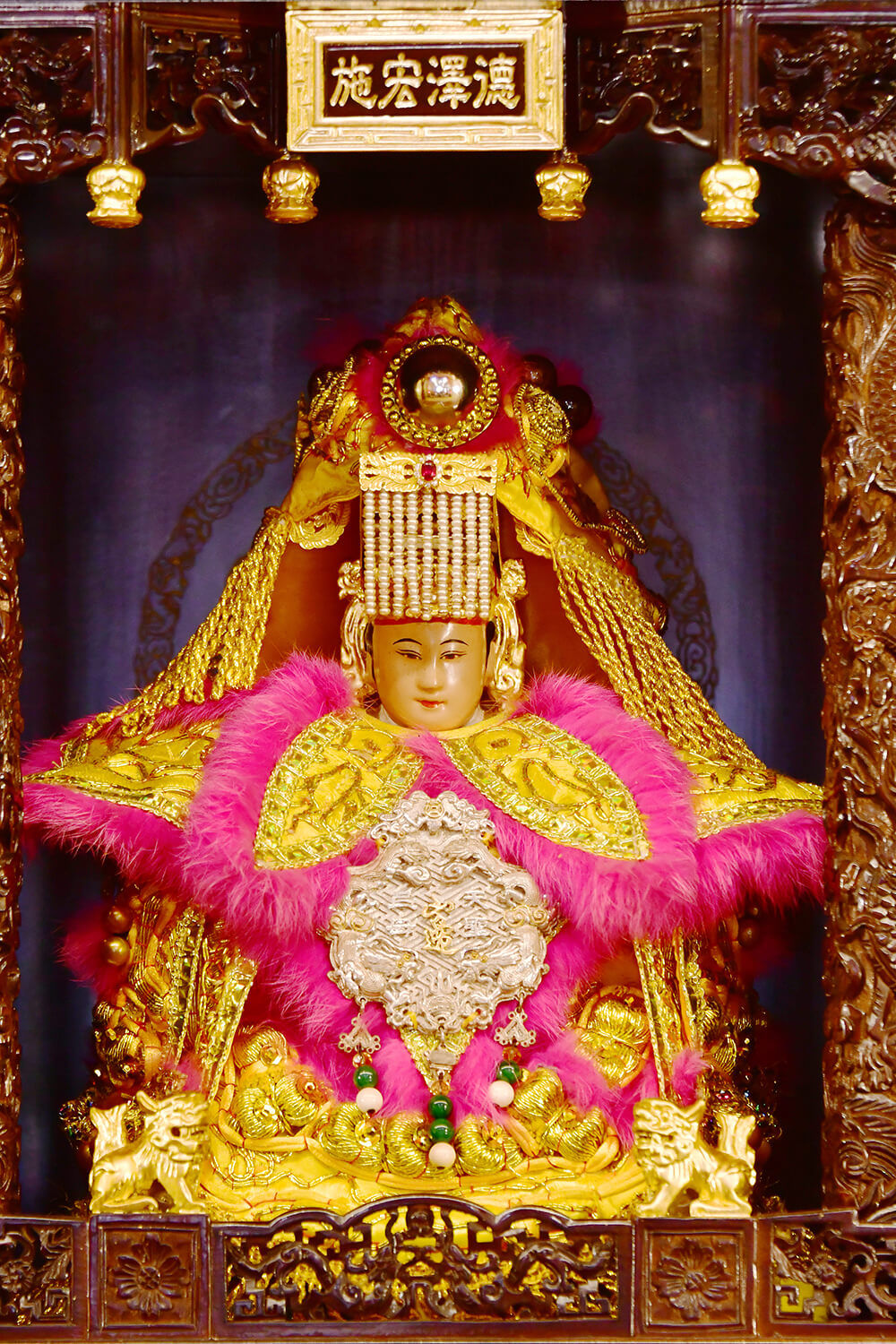 苗栗後龍山邊媽祖。（圖／翻攝苗栗後龍山邊媽祖官網）