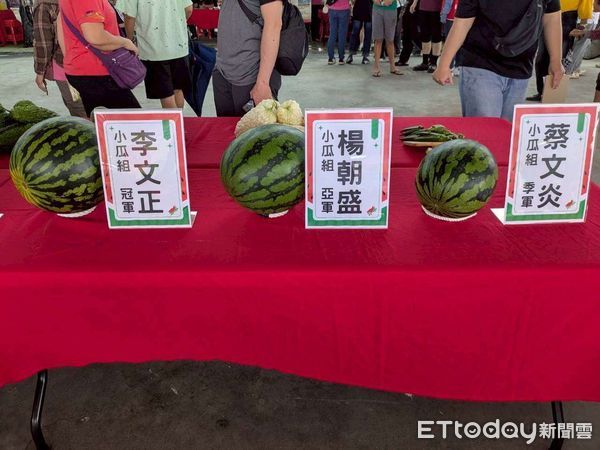 ▲「二崙西瓜節」於今日在自強果菜市場熱鬧登場。（圖／記者游瓊華翻攝）