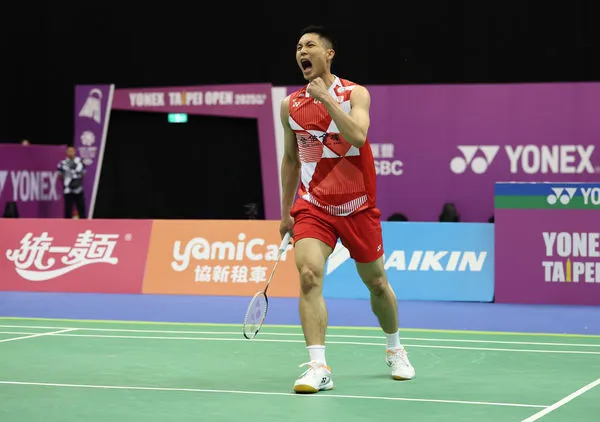 ▲周天成順利挺進台北羽球公開賽男單決賽。（圖／台北羽球公開賽提供）
