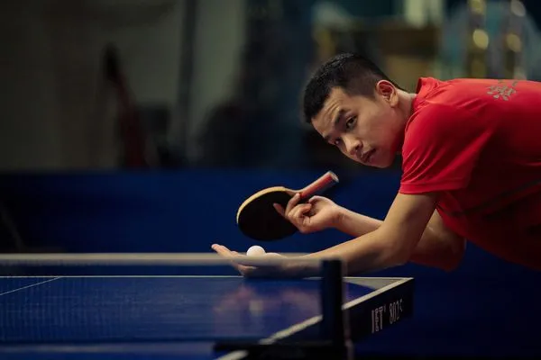 ▲金穗獎最佳演員陳泰河在《青春的回擊殺球》飾演桌球選手 為此還特訓兩個月有餘。（圖／公視提供）