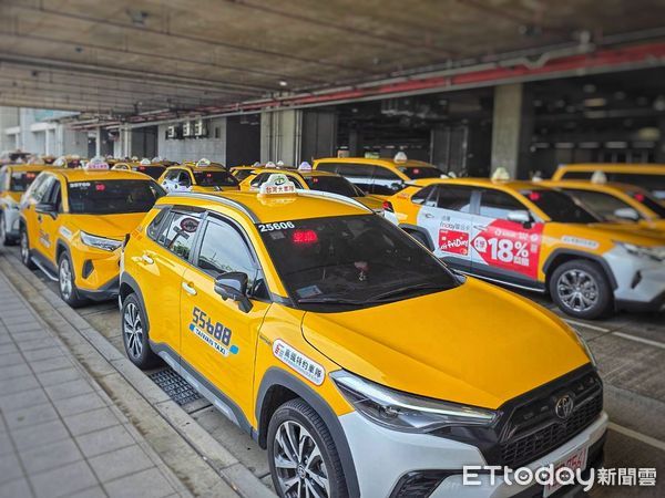 ▲▼高鐵台中站特約排班計程車。（圖／台灣大車隊提供）