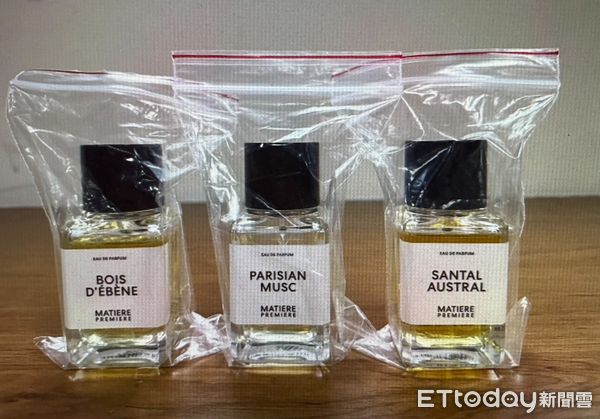 ▲羅嫌涉嫌在北市東區偷竊至少三間百貨公司高檔香水遭警方拘提到案。（圖／記者張君豪翻攝）