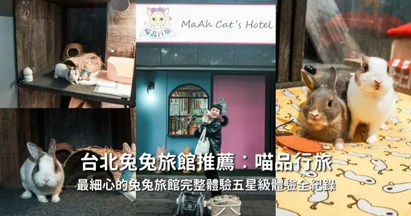▲▼兔兔旅館推薦【MaAh喵品行旅】：兔寶爸媽看過來！最細心的兔兔旅館完整體驗五星級體驗全紀錄。（圖／部落客胖貓咪的奇幻旅程授權提供）