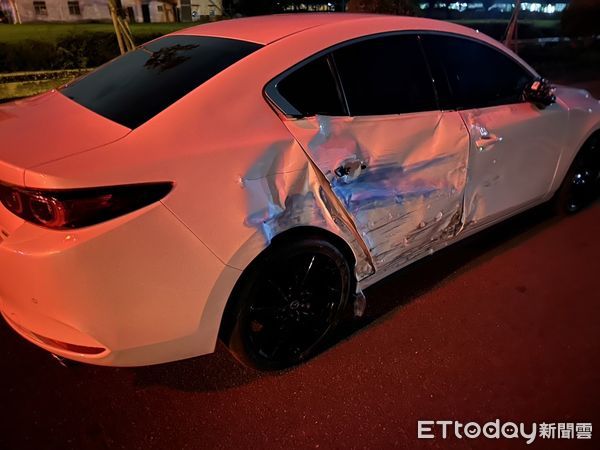 ▲宜蘭監獄管理員開車碰撞機車，騎士送醫宣告不治。（圖／記者游芳男翻攝，下同）