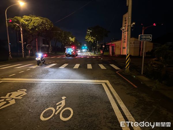 ▲宜蘭監獄管理員開車碰撞機車，騎士送醫宣告不治。（圖／記者游芳男翻攝，下同）
