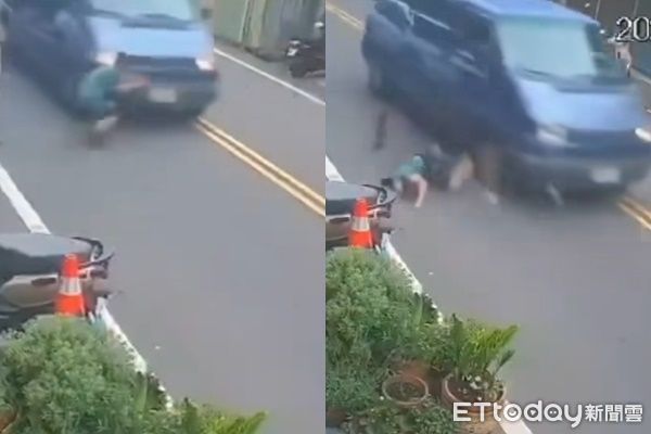 ▲▼鹿港鎮9日發生小貨車撞男童的車禍事件。（圖／記者唐詠絮翻攝)