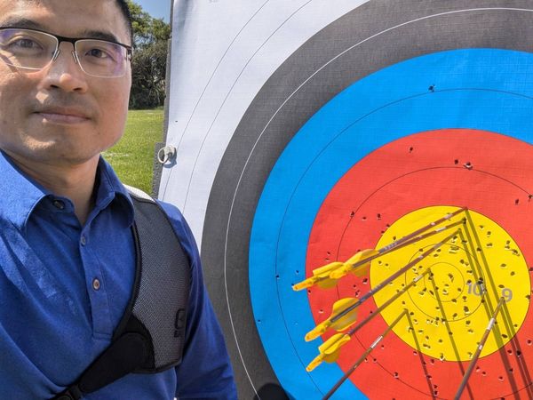 ▲▼射箭AI實測者！奧運國手陳詩園挑戰世壯運誓言奪金。（圖／新北市體育局提供）