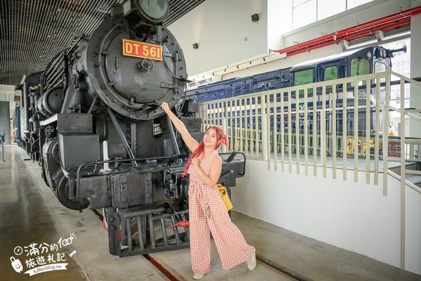 ▲▼苗栗新景點【苗栗火車頭園區】最新門票資訊&設施體驗,必搭小火車遊園.近距離與蒸汽火車合影趣味十足。（圖／部落客滿分的旅遊札記授權提供）
