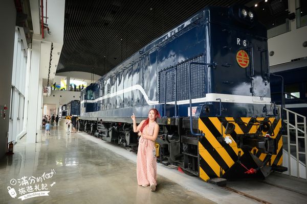 ▲▼苗栗新景點【苗栗火車頭園區】最新門票資訊&設施體驗,必搭小火車遊園.近距離與蒸汽火車合影趣味十足。（圖／部落客滿分的旅遊札記授權提供）