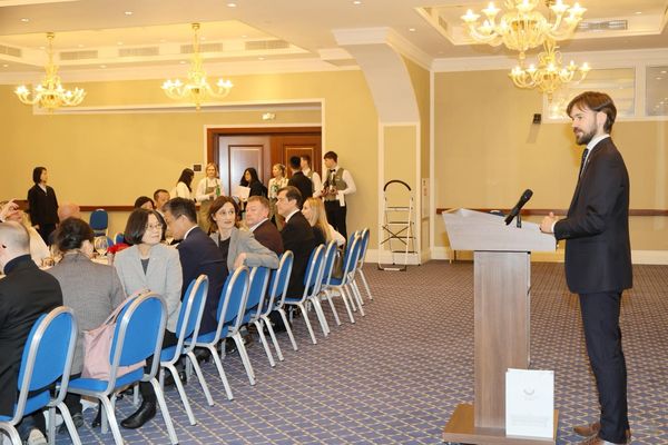 ▲▼前總統蔡英文正在歐洲訪問。（圖／蔡英文辦公室提供）