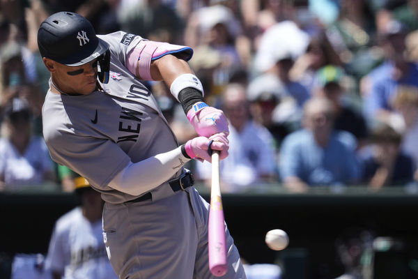 ▲「法官」賈吉（Aaron Judge）本戰猛敲4安再度成為四割男。（圖／達志影像／美聯社）