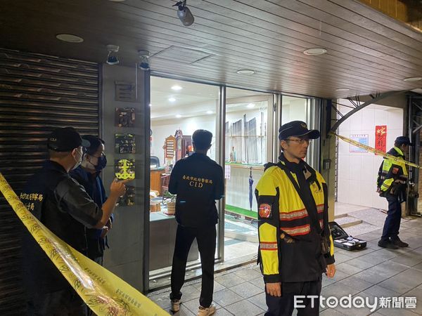 ▲松山區高球用品店11日晚間驚傳女老闆陳屍店內命案。（圖／記者張君豪翻攝）
