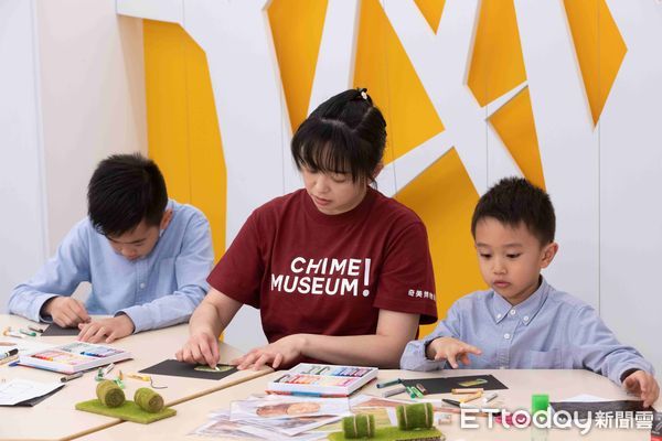 ▲奇美博物館「藝術大豐收」兒童夏令營，透過導覽、創作與童書導讀，引導孩子體驗多元藝術魅力。（記者林東良翻攝，下同）