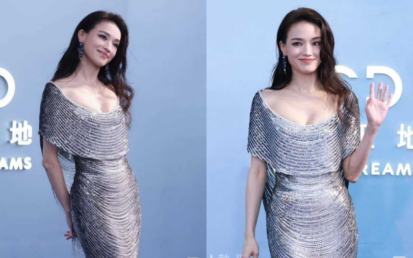 舒淇化身「銀色美人魚」美貌封頂！49歲狀態好到太驚人 網封「最強紅毯女神」！