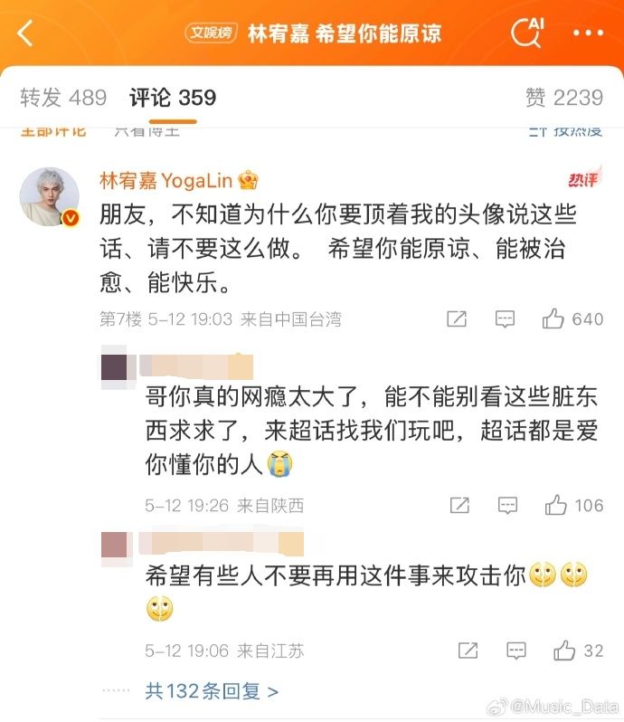 ▲▼鄧紫棋遭酸「被拋棄才寫好歌」前男友林宥嘉親回黑粉。（圖／翻攝自微博）