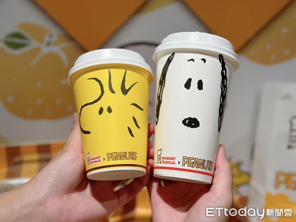 ▲▼「Mister donut」驚喜找來PEANUT漫畫人氣角色「SNOOPY」、「查理布朗」變身成超萌甜甜圈。（圖／記者蕭筠攝）