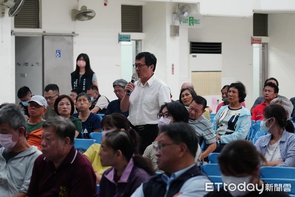 ▲斗六市公所今日舉辦「西市場道路排水改善工程」第2次說明會。（圖／記者游瓊華翻攝）