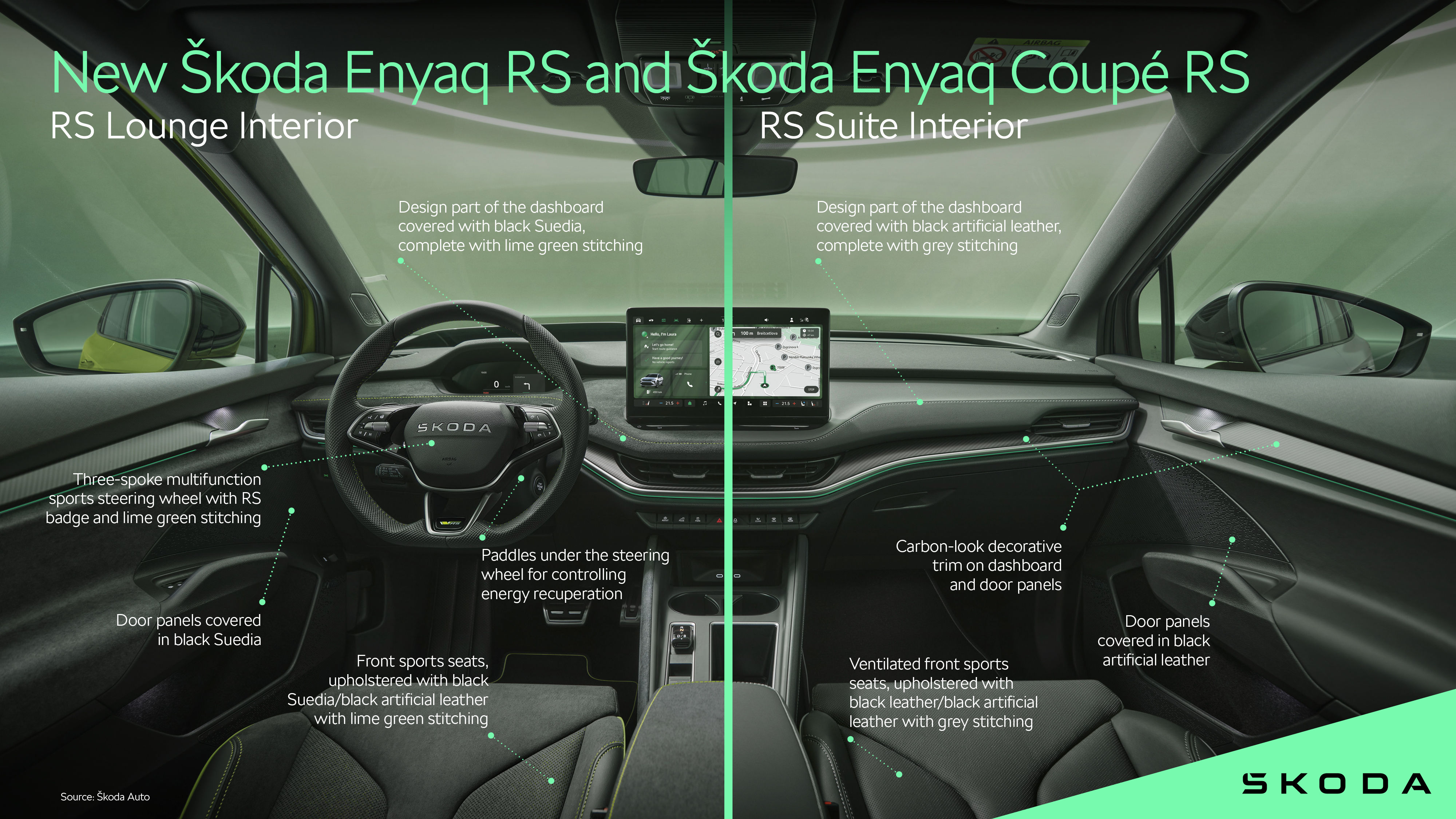 ▲Enyaq RS、Enyaq Coupe RS 。（圖／翻攝自Skoda）