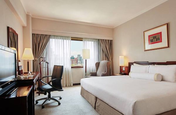 ▲鄰近台北大巨蛋的「台北國聯大飯店」,天閣酒店 台北信義館」,台北福華大飯店。（圖／易遊網提供）