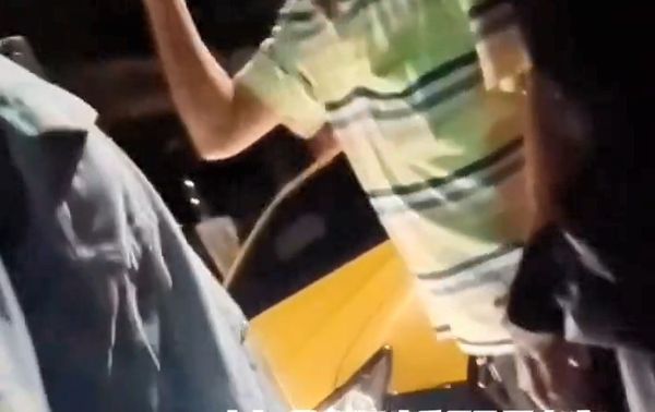 ▲台南永康驚傳行車糾紛，小黃司機疑似下車怒嗆砍人，恐涉犯恐嚇危安與公然侮辱罪，依法可處拘役或罰金。（圖／翻攝自社會事新聞影音）