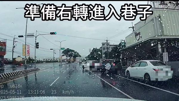 ▲買豆標車停斑馬線又鬼切。（圖／翻攝自彰化人大小事）