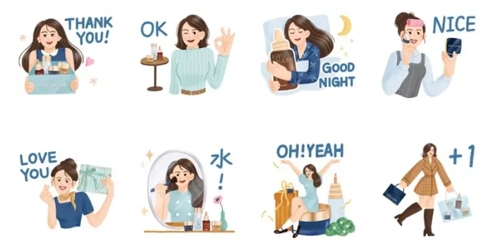 ▲LINE免費貼圖來了。（圖／翻攝自LINE）