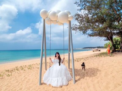 澎湖最新「雲朵鞦韆」配海景超好拍