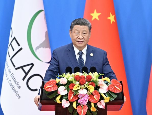 ▲▼習近平在北京出席中拉論壇開幕式並發表主旨講話。（圖／翻攝新華社）