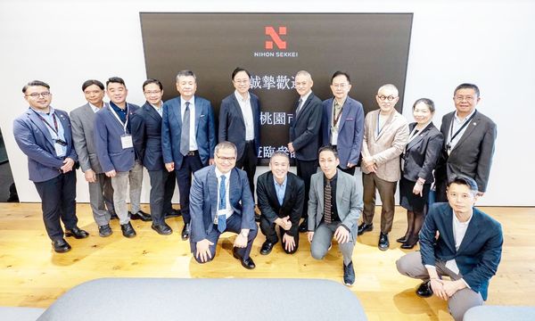 ▲桃園市長張善政昨天率市府團隊訪日，會後考察團與日本方面合影。（圖／桃市府新聞處供）