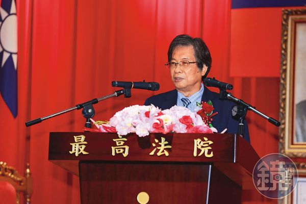 最高法院前院長吳燦（圖）退休後，參與救援鄭文逸拚非常上訴。