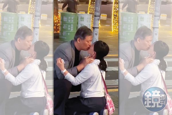 國安局特勤中心少將謝靜華去年在路邊強吻國防部馬尾女，引發爭議。（資料照）