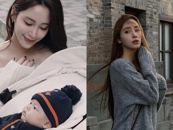 ▲▼歐陽妮妮「母奶越來越少」哭了。（圖／翻攝自IG）