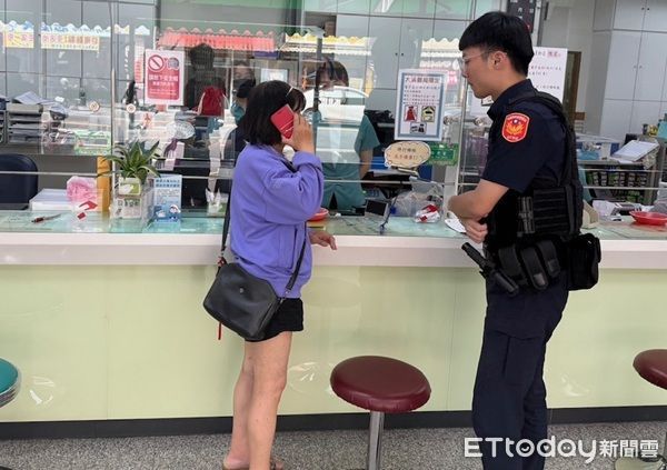▲▼警方與歹徒周旋，並要求與對方視訊電話及向另一女兒求證，戳破詐騙集團伎倆，終讓江婦放棄匯款。（圖／大溪警分局提供）
