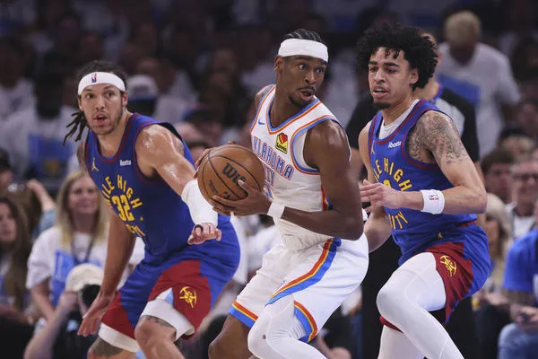 ▲金塊約基奇，雷霆吉爾吉斯-亞歷山大。（圖／達志影像／美聯社） 