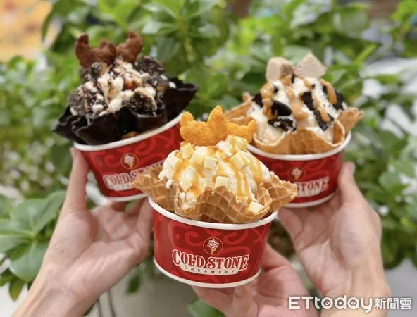 ▲▼「COLD STONE」首度推出日系鹽味「瀨戶內·鹽冰淇淋」，一共有3款新口味選擇。（圖／記者蕭筠攝）
