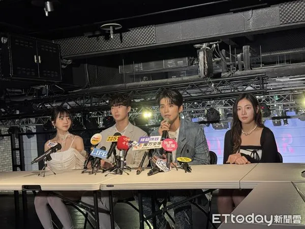 ▲蔡衣宸、金雲、王品澔、李紫嫣擔任第14屆伊林璀璨之星代言人。（圖／記者黃庠棻攝）