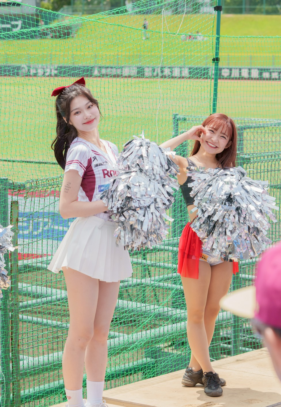 ▲▼貝佳頤說日本啦啦隊身形小隻，讓人很有保護欲。（圖／樂天桃猿提供）  。