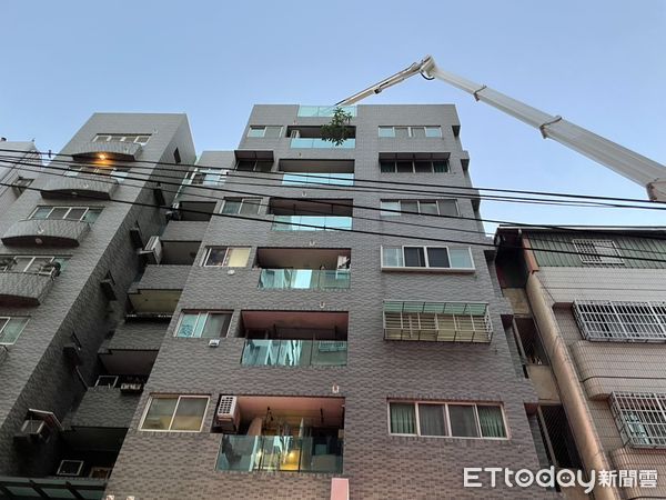 ▲台中住宅火警。（圖／記者鄧木卿攝）