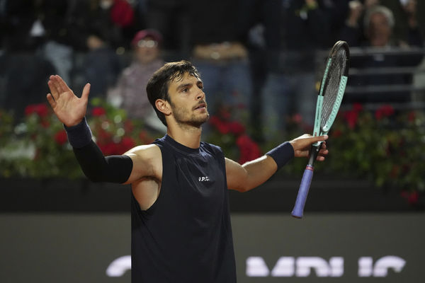 ▲穆塞蒂（Lorenzo Musetti）晉級羅馬大師賽4強。（圖／達志影像／美聯社）